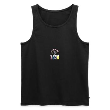 Kita Farewell First Grade School Enrollment 2025 - Men's Premium Organic Tank Top - black - Front - Michal (187cm)