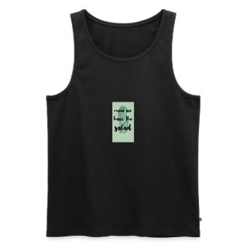 Denglisch Witziger Spruch Geschenk - Männer Premium Bio Tank Top - Schwarz - Vorne - Michal (187cm)