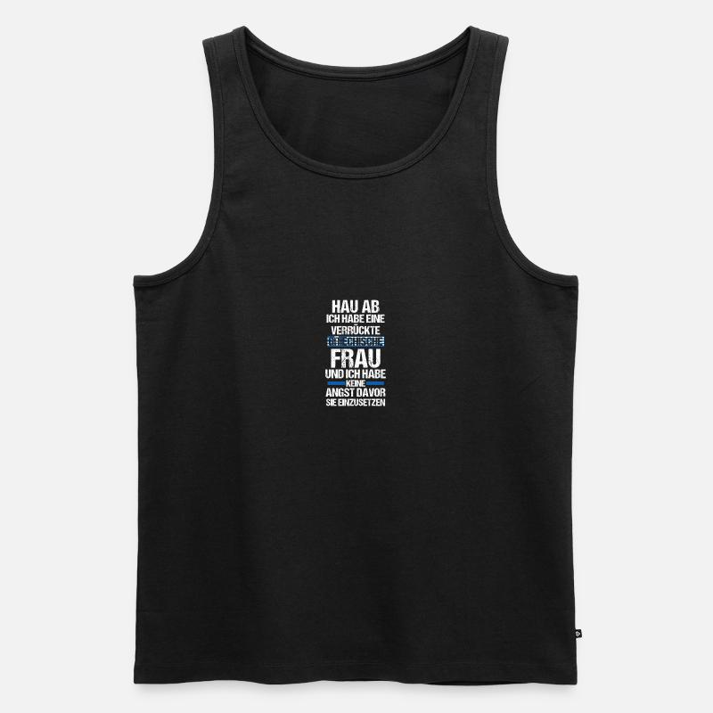 Grecs Grèce - Débardeur bio Premium Homme - noir