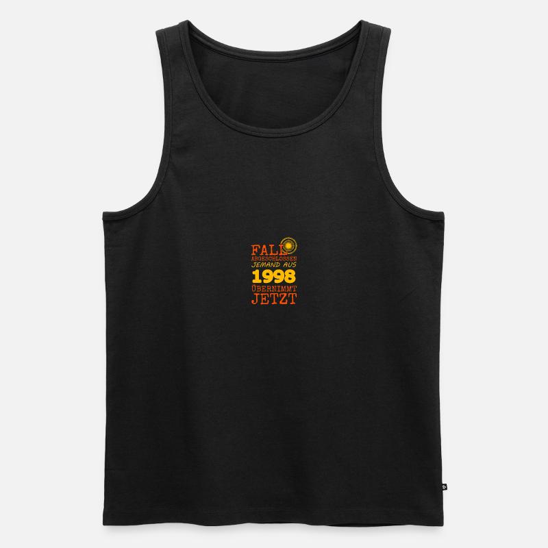 1998 - Männer Premium Bio Tank Top - Schwarz