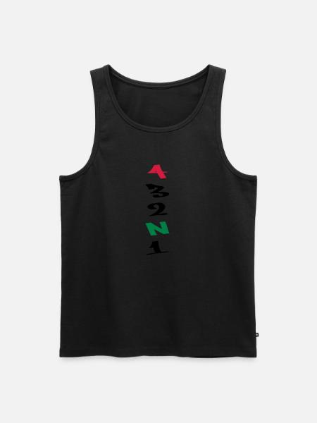4 Gears Graffiti - Männer Premium Bio Tank Top - Schwarz