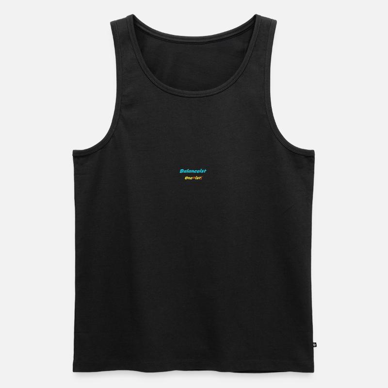 Balancist #1Neu 2 - Männer Premium Bio Tank Top - Schwarz