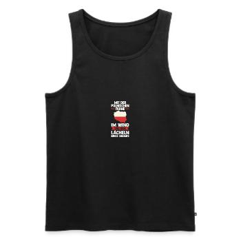 Pole Polnisch Polen - Männer Premium Bio Tank Top - Schwarz - Vorne - Michal (187cm)