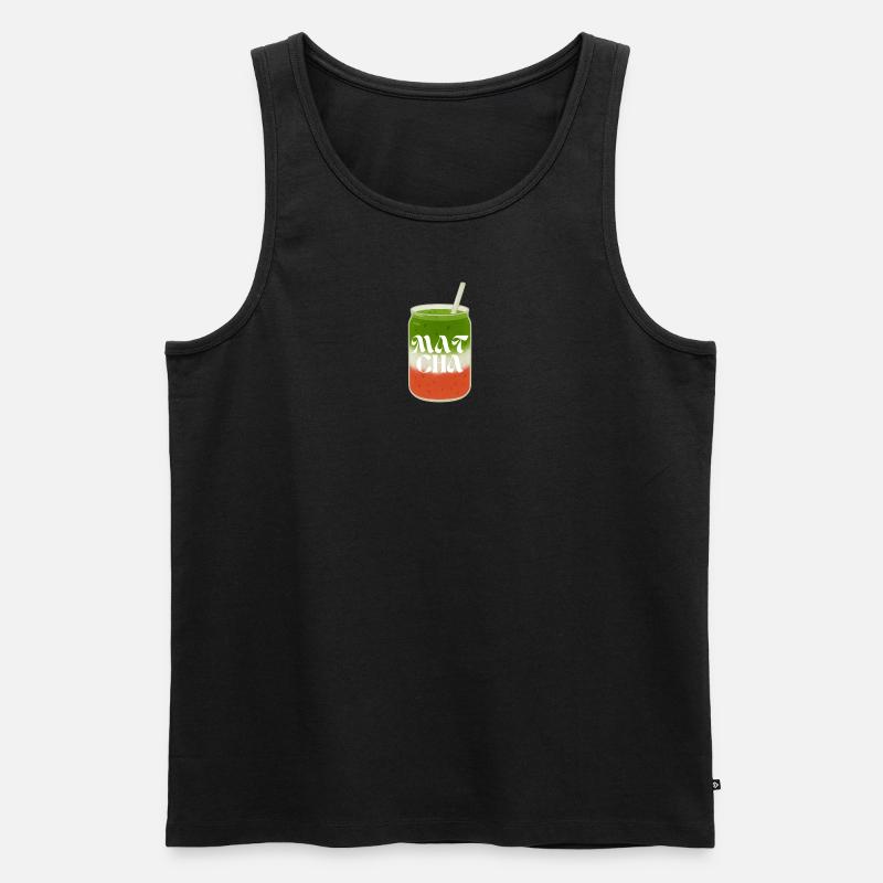 Matcha Love - Männer Premium Bio Tank Top - undefined