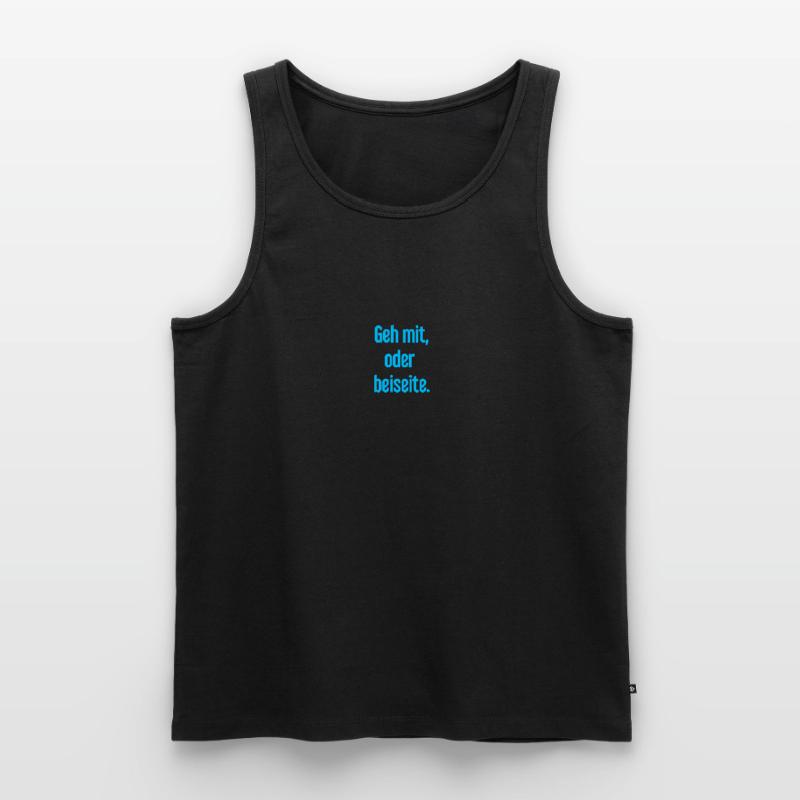 Geh mit oder beiseite Männer Premium Bio Tank Top