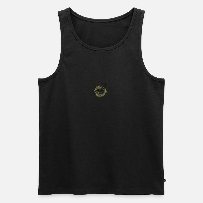 Ausdrucksstarker Glanz - Männer Premium Bio Tank Top - Schwarz