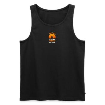 I dont need a costume - 2022 is scary enough - Men's Premium Organic Tank Top - black - Front - Michal (187cm)
