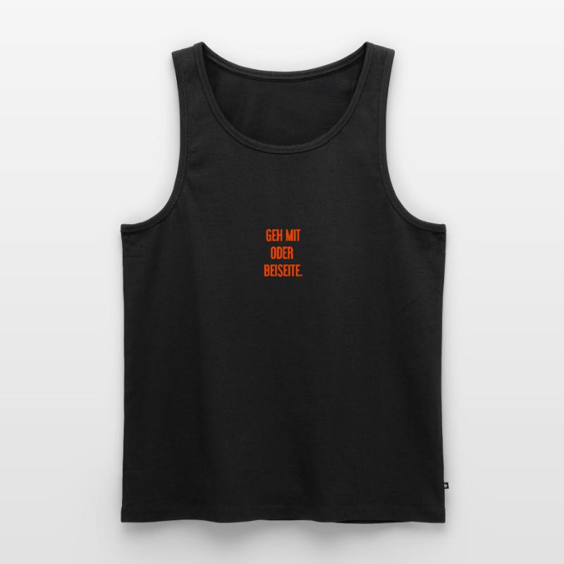 Geh mit oder beiseite Männer Premium Bio Tank Top