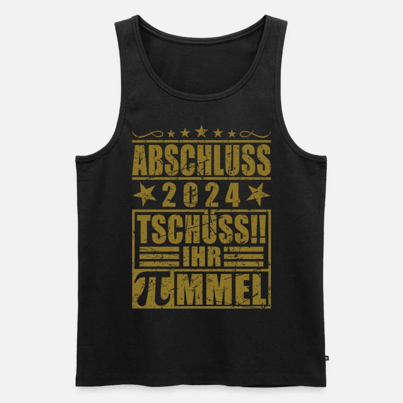 Abschluss 2024 - Männer Premium Bio Tank Top - Schwarz