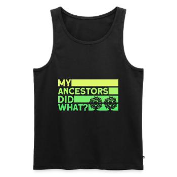 Ahnenforscher Stammbaum Familiengeschichte Geschen - Männer Premium Bio Tank Top - Schwarz - Vorne - Michal (187cm)