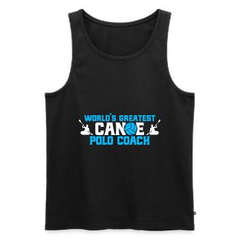 Kanupolo Kanupolo Mannschaft Kanusport Geschenk - Männer Premium Bio Tank Top - Schwarz - Vorne - Michal (187cm)