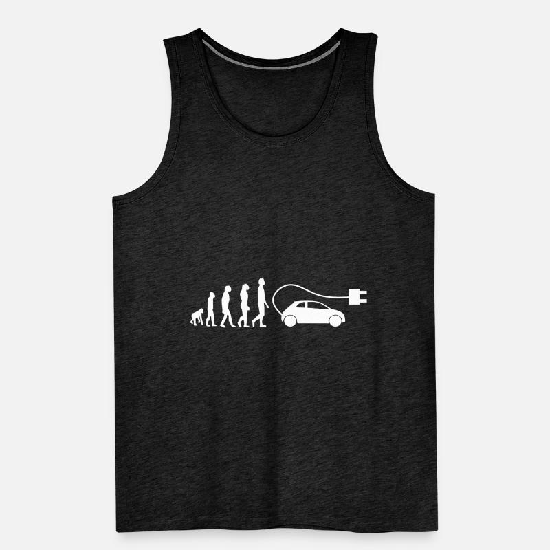 E-Auto Elektroauto Evolution Männer Premium Bio Tank Top