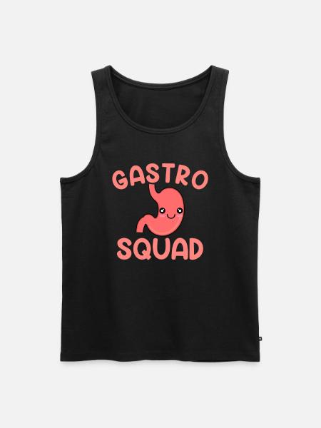 gastro squad Endoscopy Gastroenterology - Männer Premium Bio Tank Top - Schwarz
