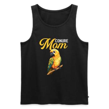 Sun Conure, parrot Conure - Männer Premium Bio Tank Top - Schwarz - Vorne - Michal (187cm)