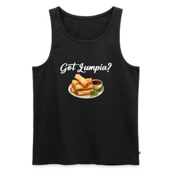 Got Lumpia?, Philippine Filipino Asian Food - Männer Premium Bio Tank Top - Schwarz - Vorne - Michal (187cm)