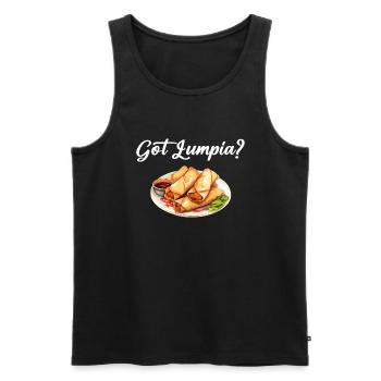 Got Lumpia?, Philippine Filipino Asian Food - Männer Premium Bio Tank Top - Schwarz - Vorne - Michal (187cm)