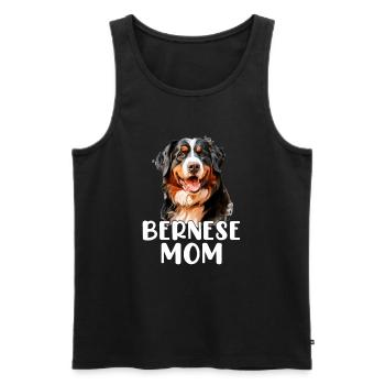 bernese mountain dog - Männer Premium Bio Tank Top - Schwarz - Vorne - Michal (187cm)