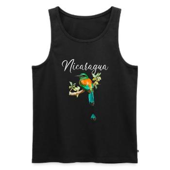 Nicaragua Guardabarranco, Nicaragua - Männer Premium Bio Tank Top - Schwarz - Vorne - Michal (187cm)