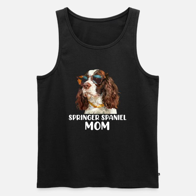 springer spaniel - Männer Premium Bio Tank Top - Schwarz