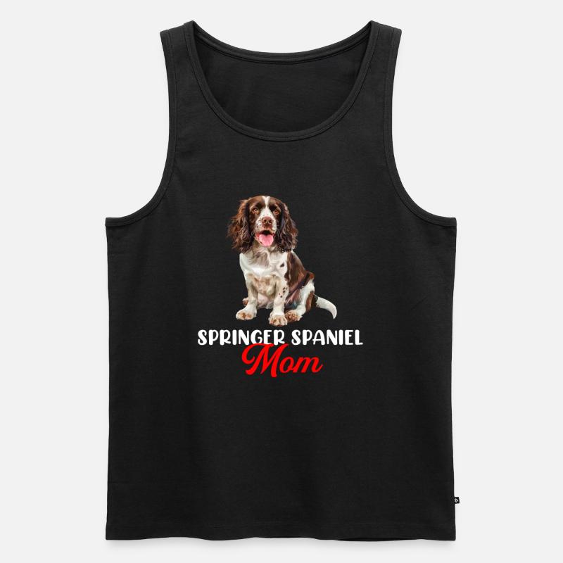 springer spaniel - Männer Premium Bio Tank Top - Schwarz