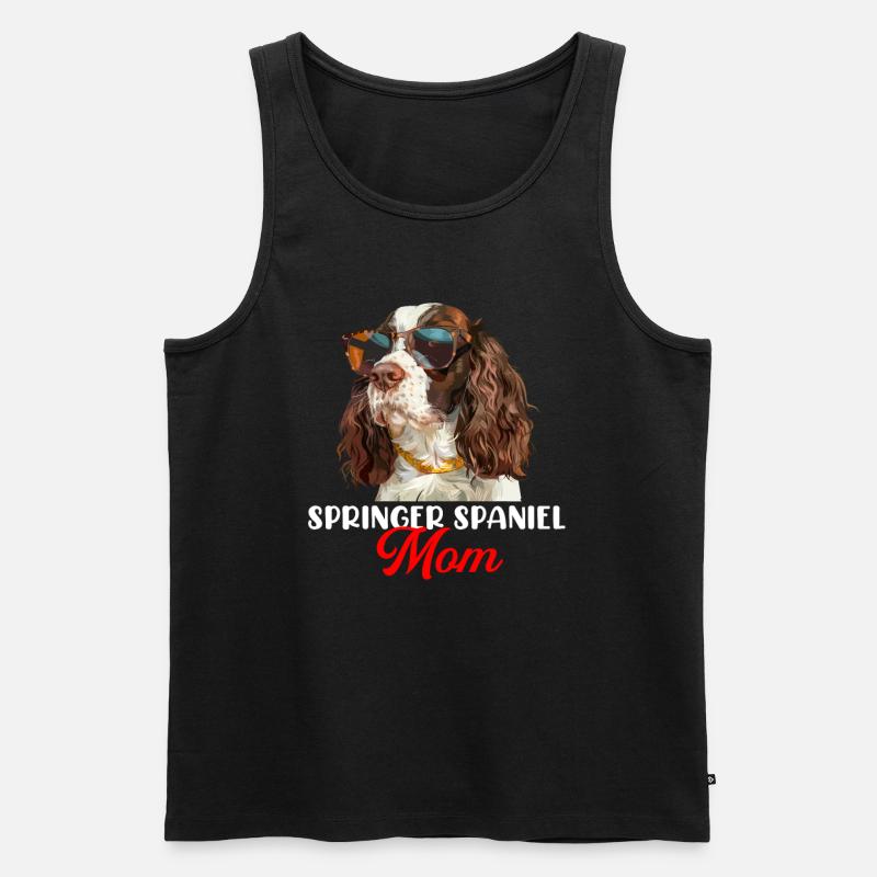 springer spaniel - Männer Premium Bio Tank Top - Schwarz