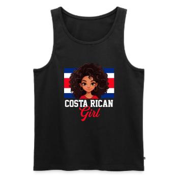 costa rican girl, costa rica - Männer Premium Bio Tank Top - Schwarz - Vorne - Michal (187cm)