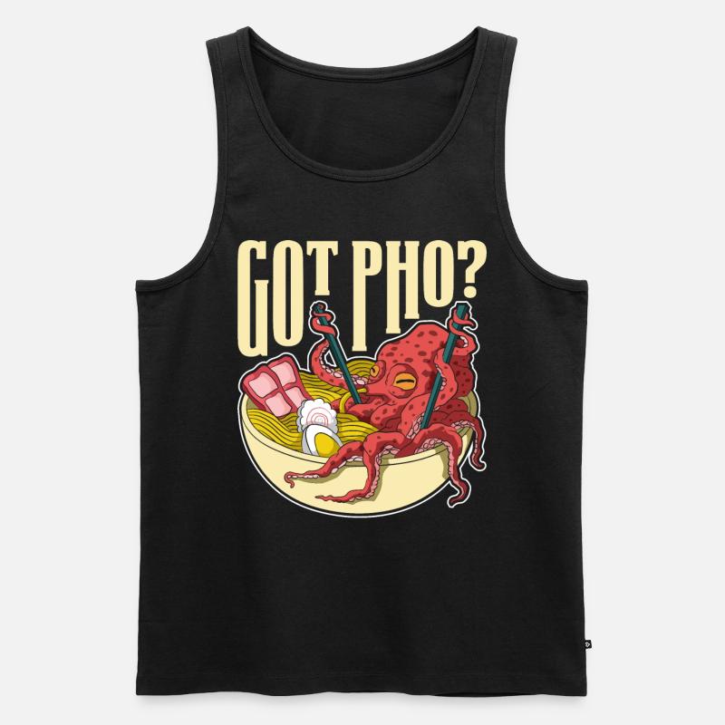 Got Pho Pho Geschenk - Männer Premium Bio Tank Top - Schwarz