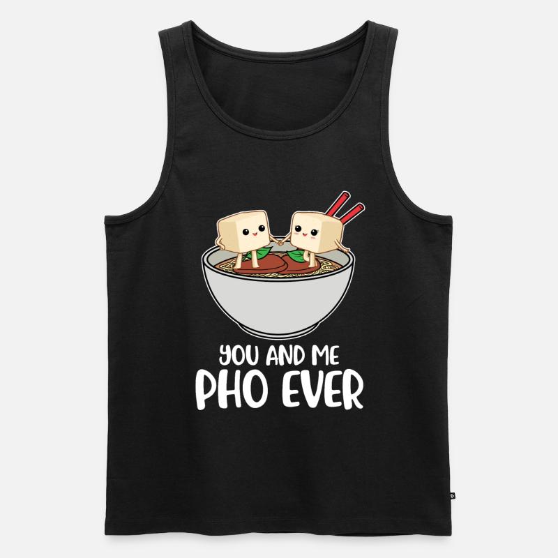 Pho Ever Pho Geschenk - Männer Premium Bio Tank Top - Schwarz