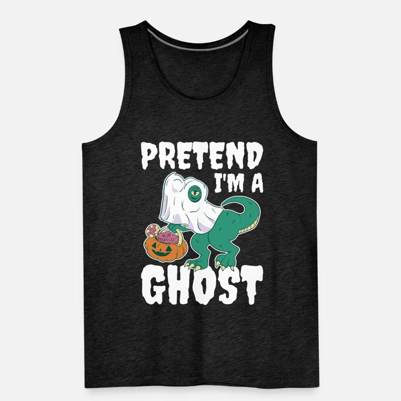 Pretend Im A Ghost Geist Geschenk Männer Premium Bio Tank Top