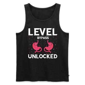 Gastric Bypass and Gastric Bypass Operation Design - Men's Premium Organic Tank Top - black - Front - Michal (187cm)