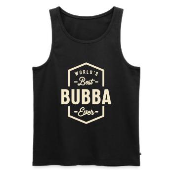 Le meilleur Bubba du monde - Papa Grand-père - Débardeur bio Premium Homme - noir - Devant - Michal (187cm)