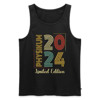 Physikum geschafft!!! Medizinstudent Universität 2 - Männer Premium Bio Tank Top - Schwarz - Vorne - Michal (187cm)