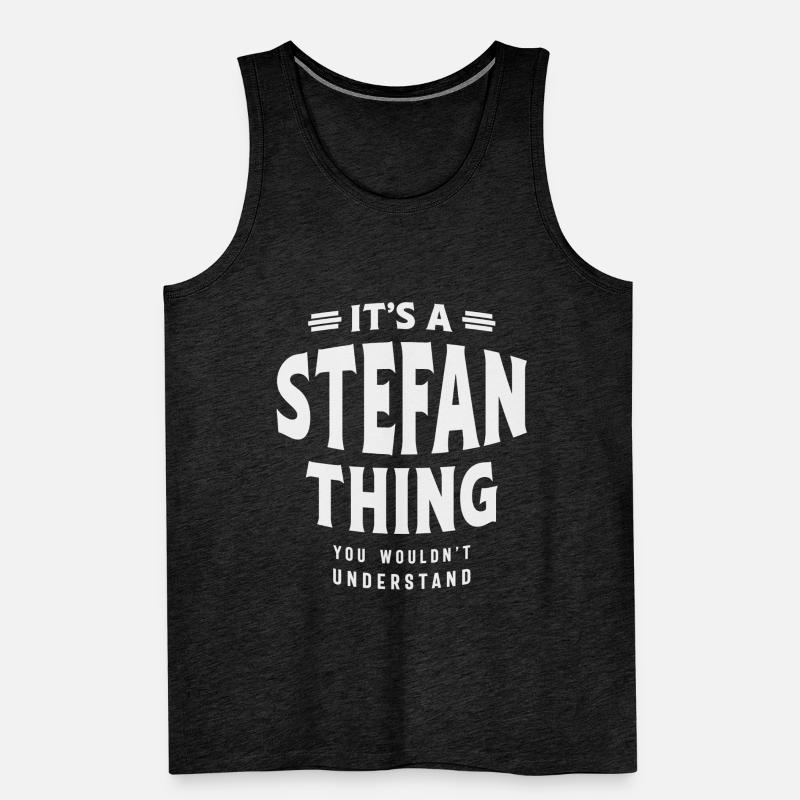 C’est un truc de Stefan, tu ne comprendrais pas Débardeur bio Premium Homme