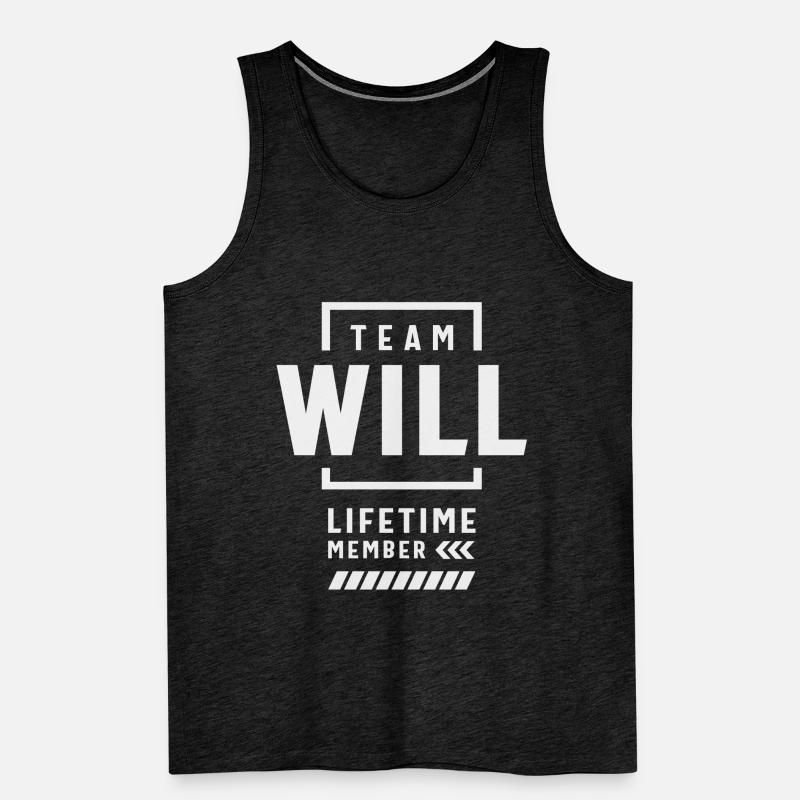 Team Will Lebenslanges Mitglied - Name Will Männer Premium Bio Tank Top