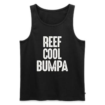 Reef Cool Bumpa - Männer Premium Bio Tank Top - Schwarz - Vorne - Michal (187cm)