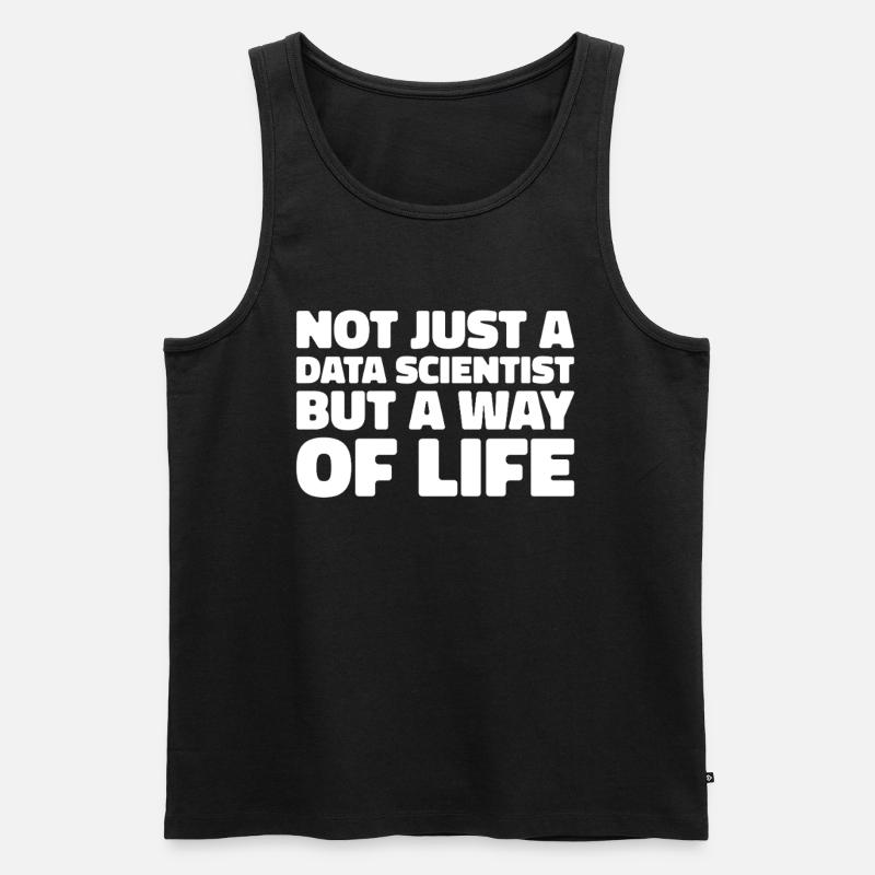 Data Science Data Analyst - Men's Premium Organic Tank Top - black