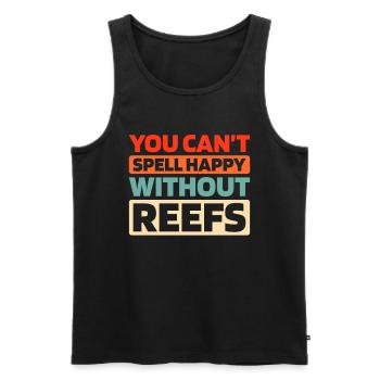 Diving Divers - Men's Premium Organic Tank Top - black - Front - AI Model Male 178 light (178cm)