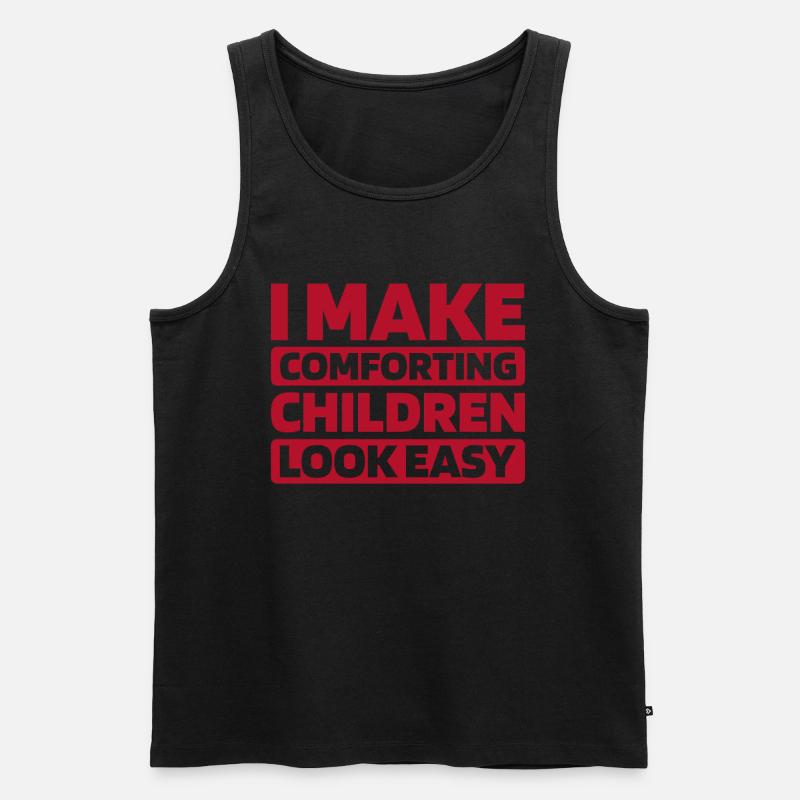 Kinderkrankenschwester - Männer Premium Bio Tank Top - Schwarz