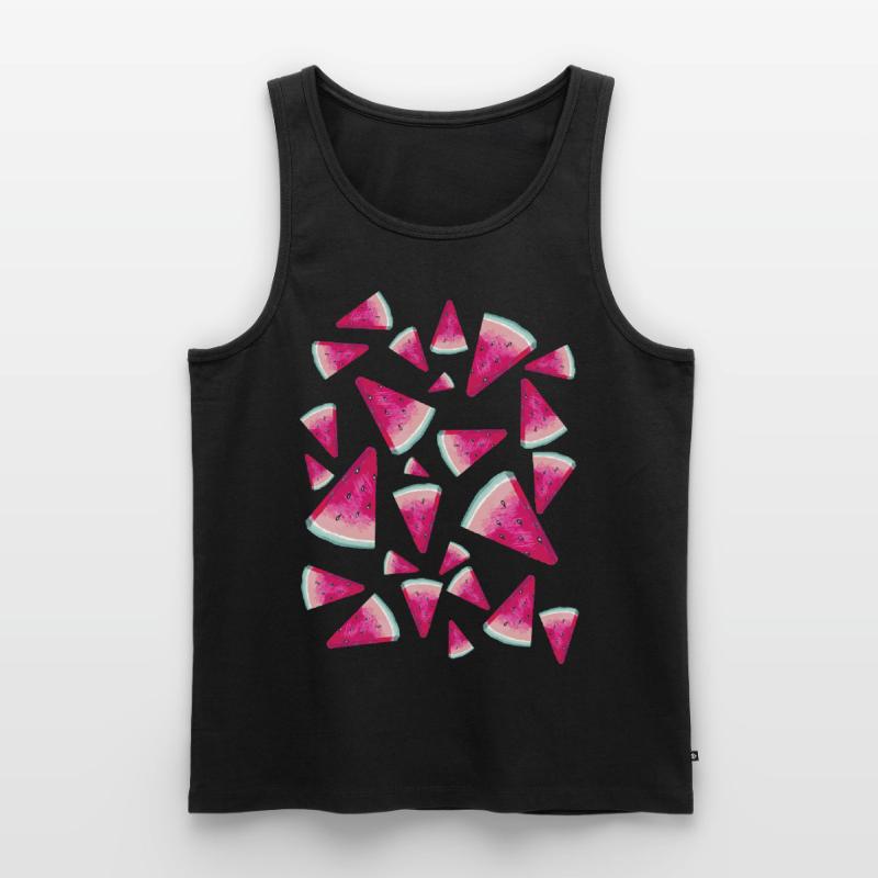 Pastèque Pastèque Pattern Débardeur bio Premium Homme