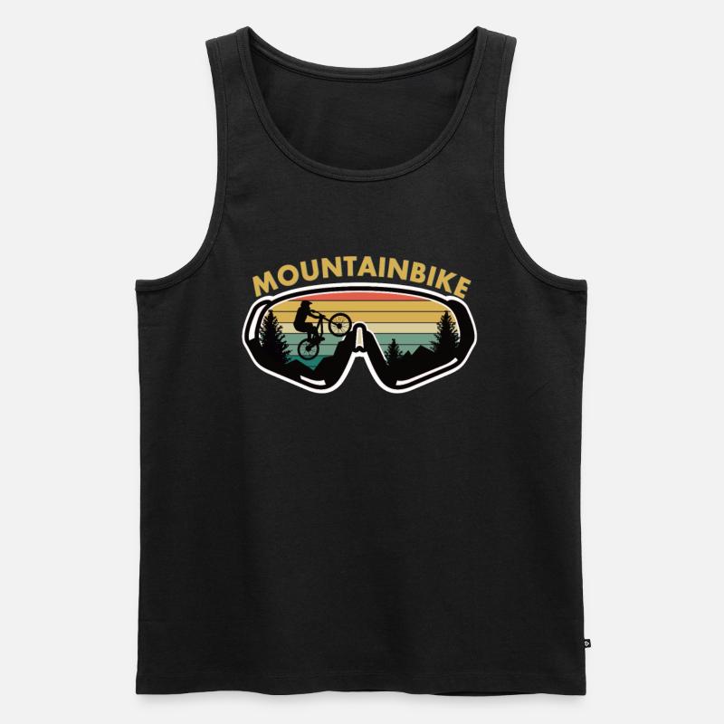 MTB - Männer Premium Bio Tank Top - Schwarz