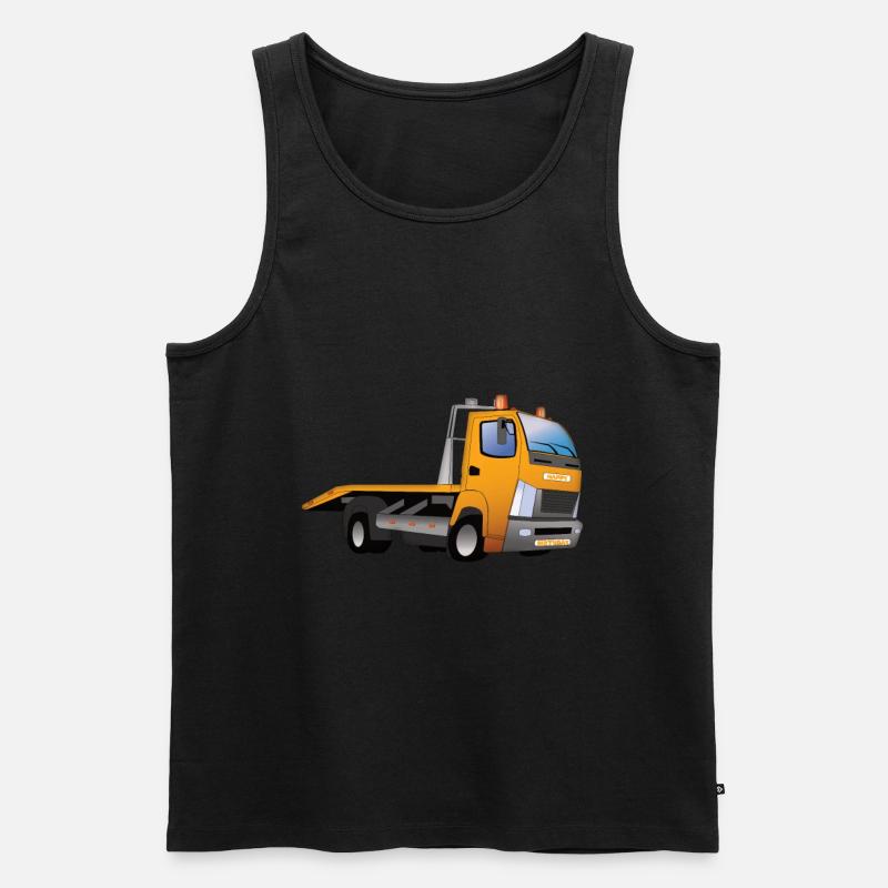 Abschleppwagen Abschlepper Abschleppdienst Lkw - Männer Premium Bio Tank Top - Schwarz
