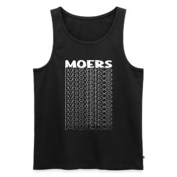 Moers Deutschland Stadt Schrift Skyline Heimat - Männer Premium Bio Tank Top - Schwarz - Vorne - Michal (187cm)