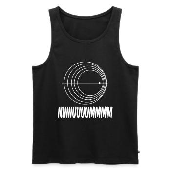 Physics Humor for Nerds Doppler Effect - Men's Premium Organic Tank Top - black - Front - AI Model Male 178 light (178cm)