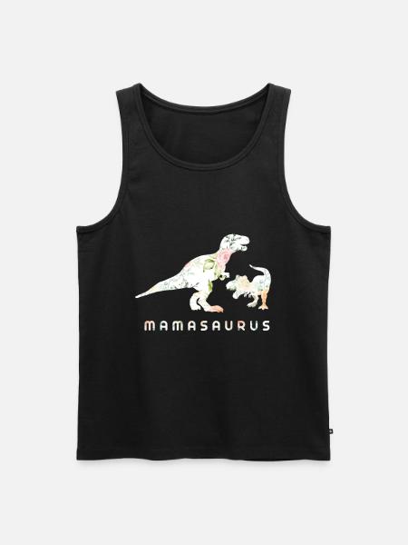 mamasaurus - Men's Premium Organic Tank Top - black
