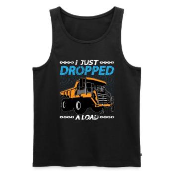 Mining Trucker Ich Habe Gerade Einen Load Mine - Männer Premium Bio Tank Top - Schwarz - Vorne - Michal (187cm)