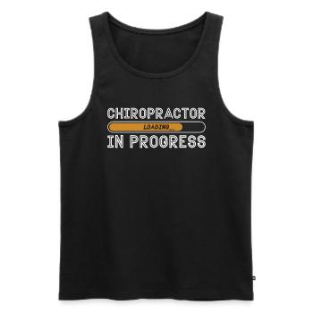 Chiropraktiker Physio Cool Chiropraktik Geschenk - Männer Premium Bio Tank Top - Schwarz - Vorne - Michal (187cm)