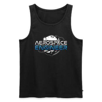 Aerospace Engineer Rocket Space Engineering - Männer Premium Bio Tank Top - Schwarz - Vorne - AI Model Male 178 light (178cm)