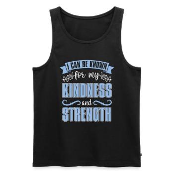 Mental Health Coffee I Can Be Known Care Anxiety - Männer Premium Bio Tank Top - Schwarz - Vorne - Michal (187cm)