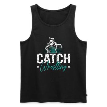 Catch Wrestling Training Wrestler Fight Grappling - Débardeur bio Premium Homme - noir - Devant - Michal (187cm)