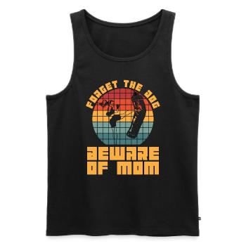 Kickboxing Forget The Dog Kickboxer Boxing Retro - Männer Premium Bio Tank Top - Schwarz - Vorne - AI Model Male 178 light (178cm)